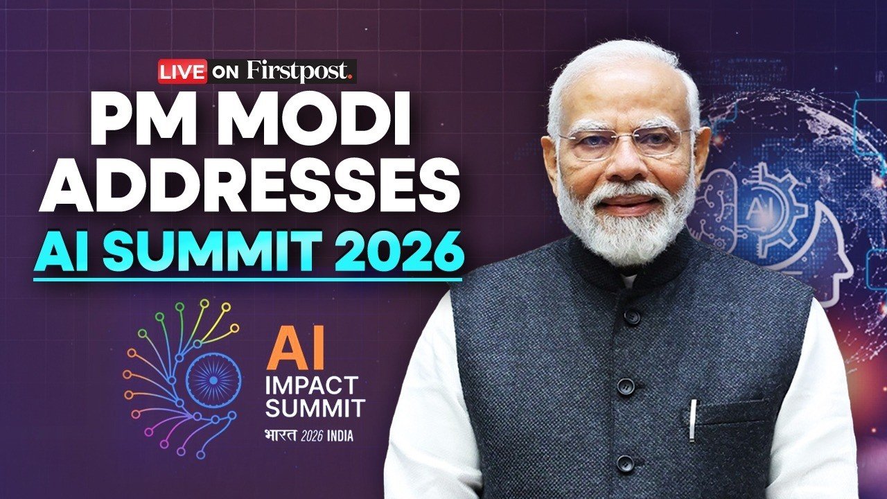 India AI Summit 2026 with global technology leaders and AI infrastructure investment announcement