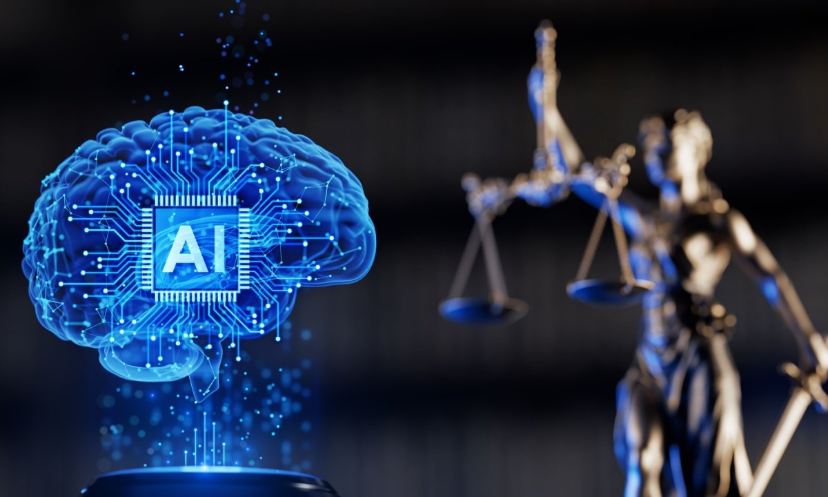 AI regulation United States government policy framework with digital technology concept