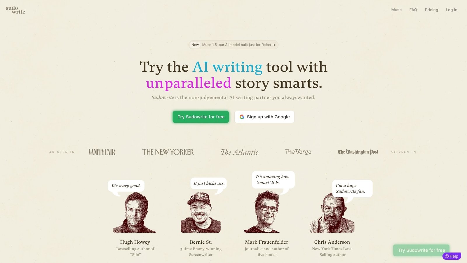 Best AI tools for fiction writers in 2026 including Sudowrite and other creative writing AI platforms